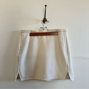 J. Crew Cream Wool Mini Skirt- 12